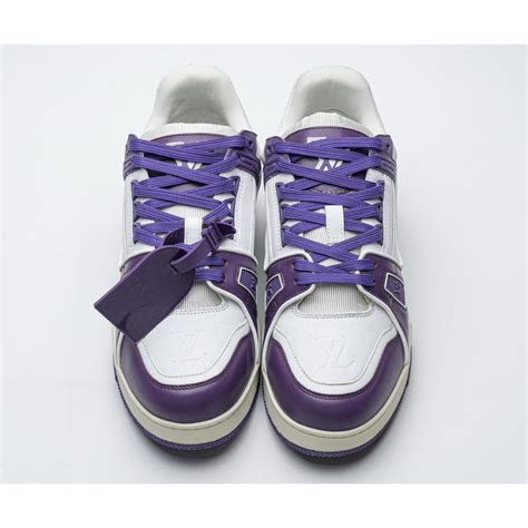 lv trainers purple|louis vuitton lv trainer black.